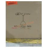 Z-Lite Matte Black Pendant