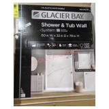 Calacatta White Marble 60"x32"x78" SHOWER AND TUB