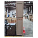 Unfinished Pantry Cabinet 9" x 18" x 24-1/8"