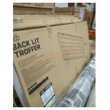 Led back lit troffer 2 ft x 4 ft