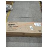 Florabelle 3 Light Pendant, Matte Black