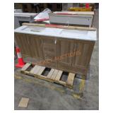 Vanity With Marble Double Sink Top APPROX