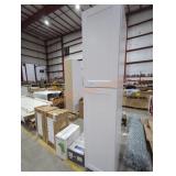 White pantry approximately 89-1/2" H 18" w 25" b