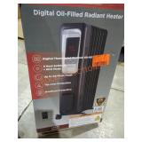 Digital Oil Filled Radiant Heater