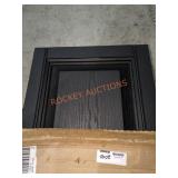 PlyGem BLACK Raised Panels 15"x71"