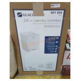 Glacier Bay 24" Vanity Combo, White