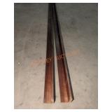 (2) 8ft Hardwood Trim Molding