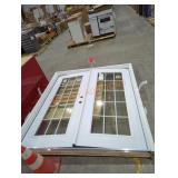 Jeld Wen Double Steel Door Full Lite White Grid