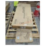 Twin Bed w/ 3 Drawers + Trundle, White/Walnut