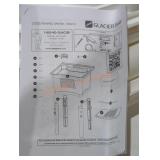 Glacier Bay White Laundry Work Center