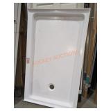 Shower Base APPROX MEASUREMENTS 35.75"x59.5"