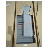 Homcom Real Wood Dark Gray Shutters