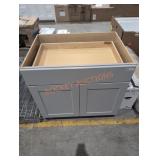 Grey Vanity 35.5"x32"x25"