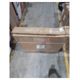 White Shiplap Gears Wall Clock