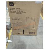 24" Mirror Cabinet, White