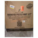 Grey Exercise Puzzle Mat