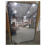 Black Framed Wall Mounted Mirror