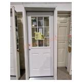 (1) White 32"x80" Premium Steel Door With