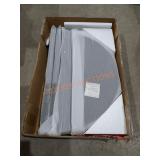 26" Black Half Circle Wood Console Table