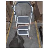 3-Step Steel Step Stool Ladder