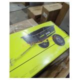 Ryobi tow behind dump cart