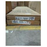 15" x 43" raised panel white shutters