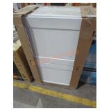 36" w wall cabinet white