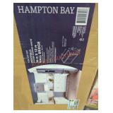Hampton Bay 36" x 12" white wall bridge cabinet