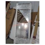 60"x80" Bypass Mirrored Closet Door Set