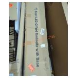 10ft offset umbrella with base