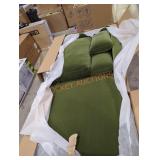 Green Velvet Chaise Chair