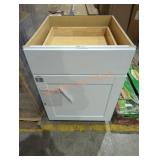White Base Cabinet 24" x 25" x 34.5"