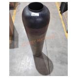 Metal Floor Vase 13.75"x39.75" APPROX MEASUREMENTS