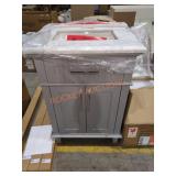 Grey Vanity With Marble Sink Top APPROX