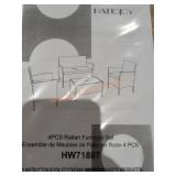 Rattan Furniture Set !UNOPENED BY ROCKEY TEAM,