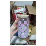 Cute Glass Tumblers - Qty 4