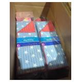 Patriotic Drying Mats & Salt Lamp Box Lot