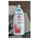 6 bottles of Jergens cherry almond lotion