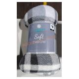 Soft throw blanket