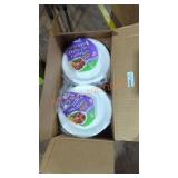 Foam plates box lot