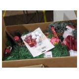 Christmas decor box lot