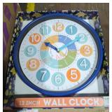 12" Wall Clocks - Qty 2