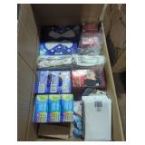 Pads, Tampons, Hair Dye, Etc Box Lot