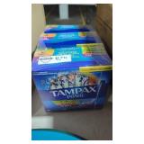 3 packs of Tampax peel tampons