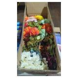 Fake flowers box lot