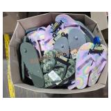 Box of flip flops