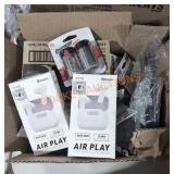 Headphones,charger and assortment of batteries