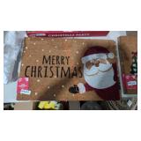 2 Christmas doormats