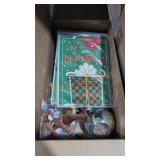 Christmas gift bag and decorations lot