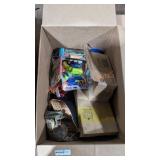 Clothes, toys, etc box lot